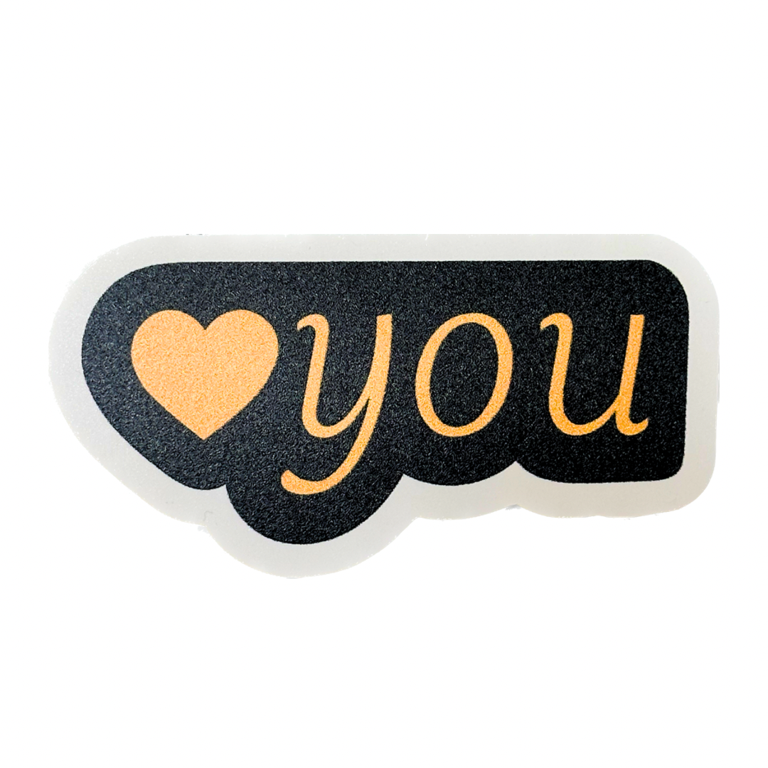 🧡 You Sticker (orange) you-ay
