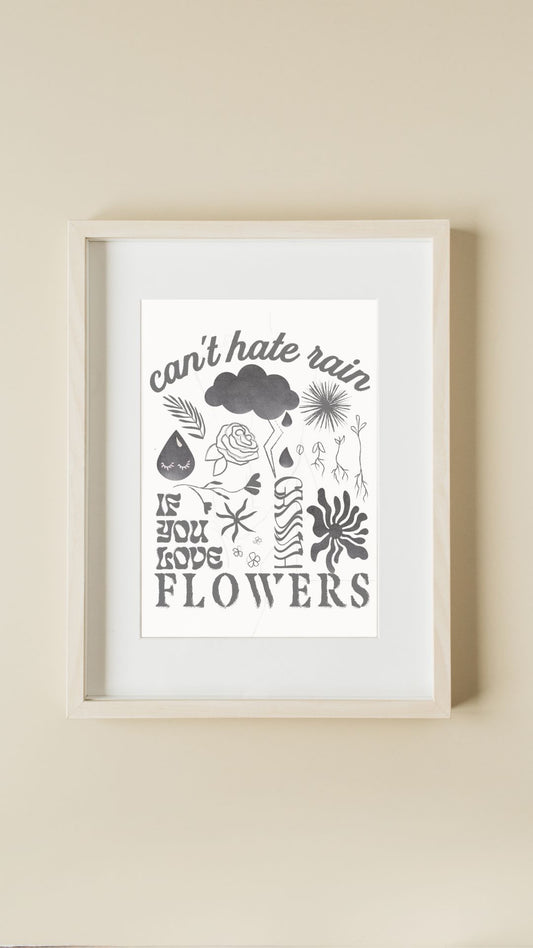 If You Love Flowers Print