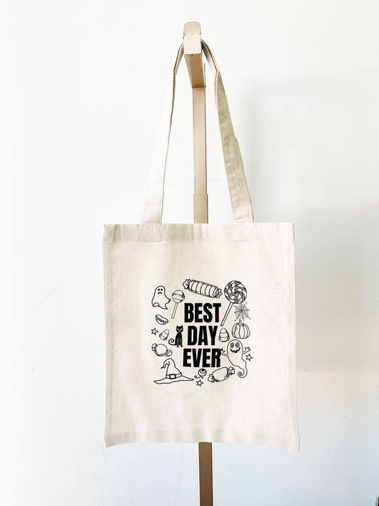 Best Day Ever Halloween tote you-ay