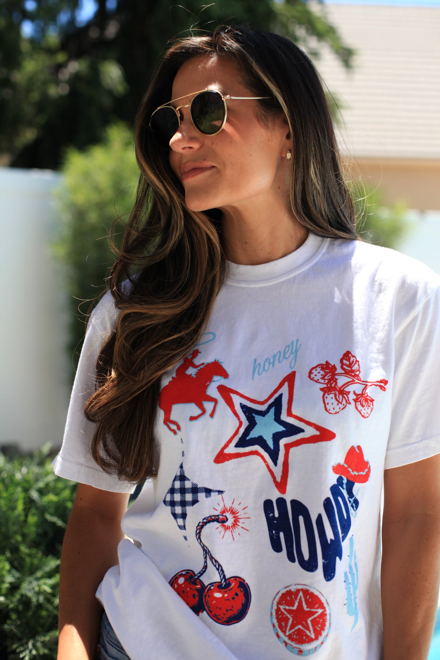 red, white, &  blue honey you-ay