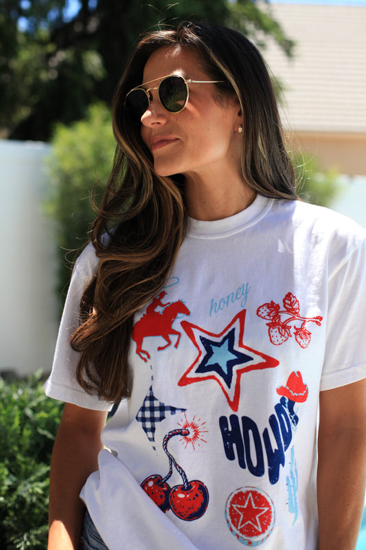 red, white, &  blue honey you-ay