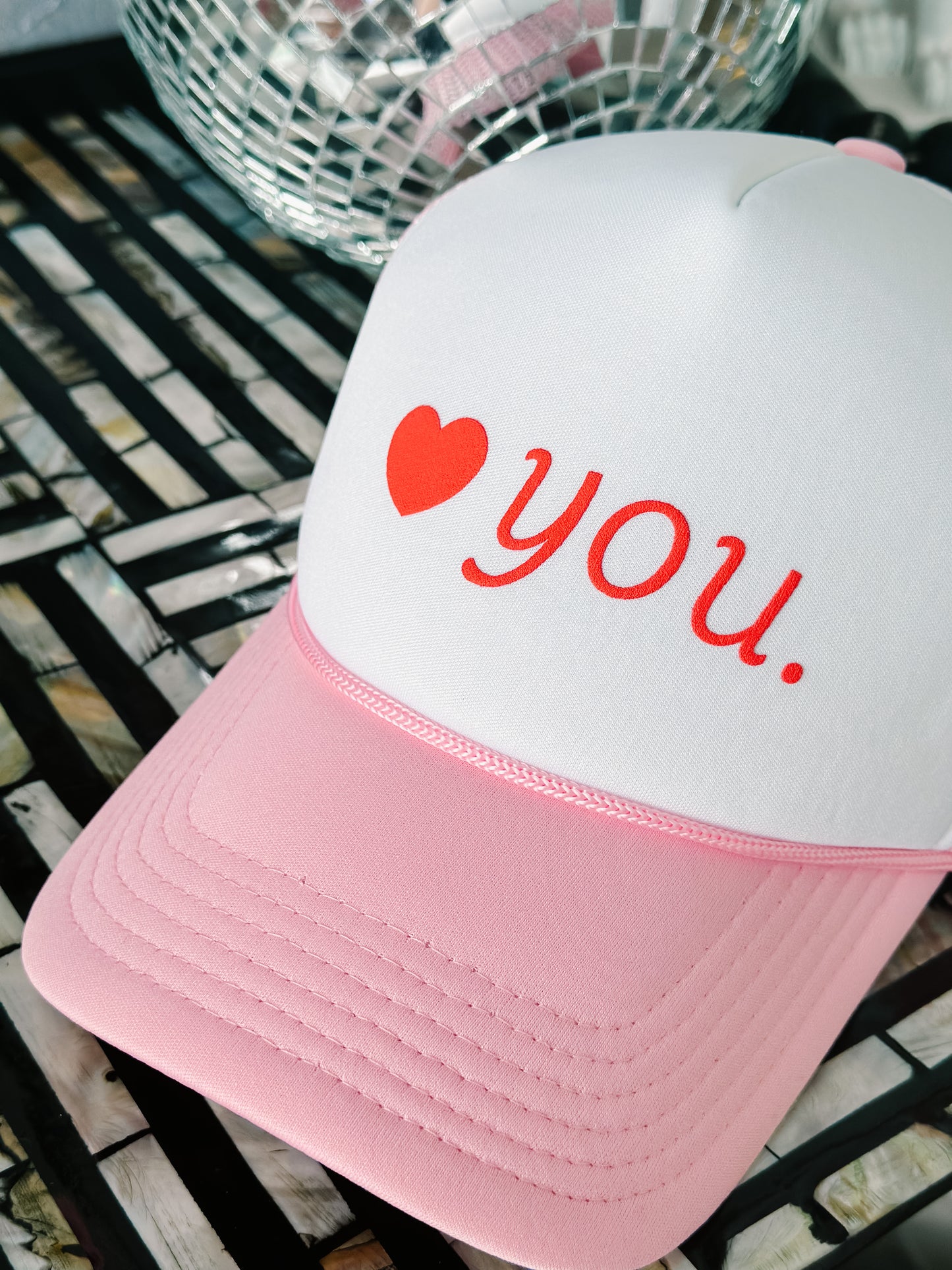 ❤️ you trucker hat