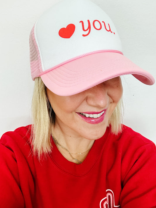 ❤️ you trucker hat